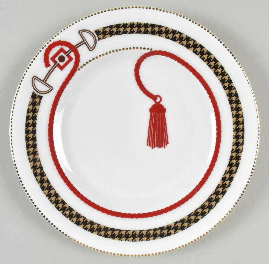 The Equestrian Collection Salad Plate by Natalie Annette-1