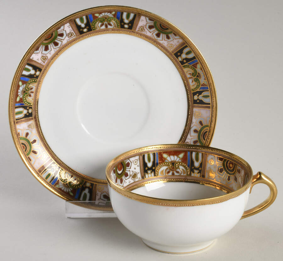 N5106 Flat Cup & Saucer Set by Noritake-1