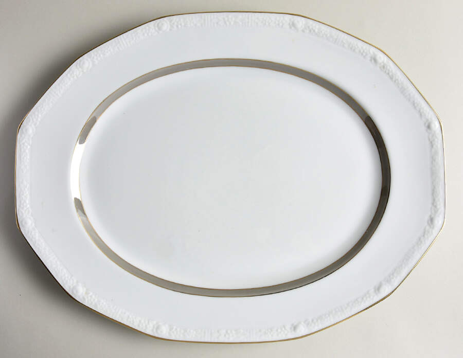 Sonata5455 16" Oval Serving Platter by Narumi-1