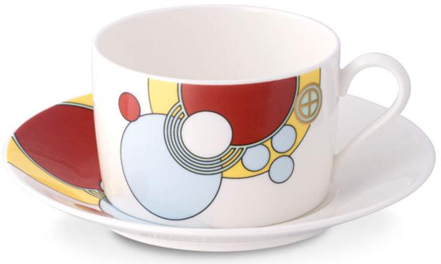 Imperial Cabaret Flat Cup & Saucer Set by Noritake-1
