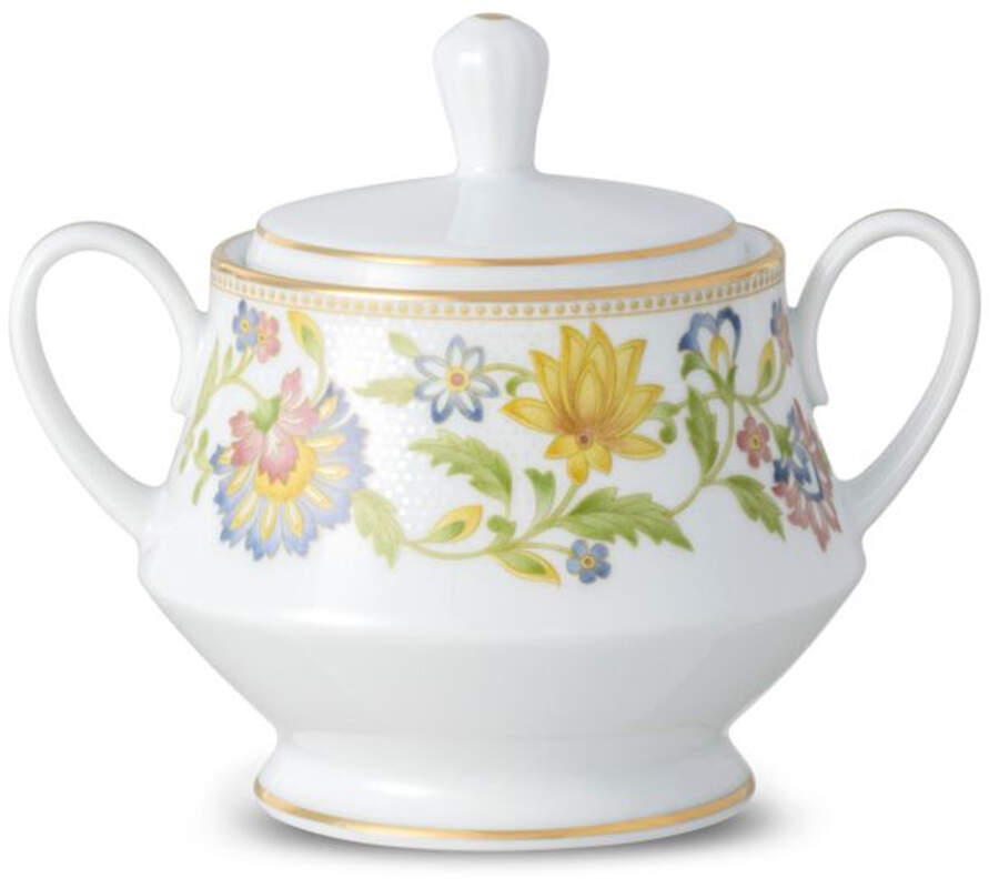 Tusker Garden Sugar Bowl & Lid by Noritake-1
