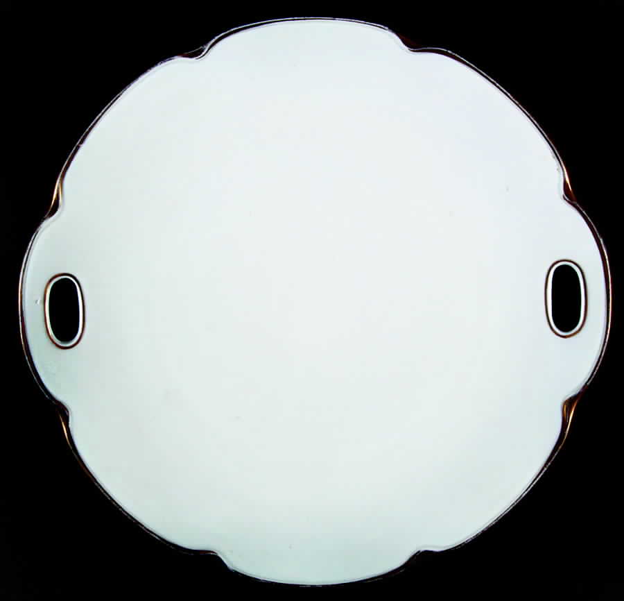 3405 Handled Cake Plate by Oscar & Edgar Gutherz-1