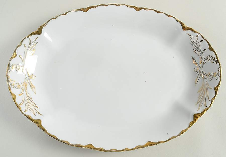 2649 13" Oval Serving Platter by Oscar & Edgar Gutherz-1