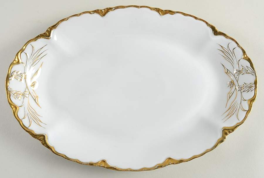 2649 12" Oval Serving Platter by Oscar & Edgar Gutherz-1