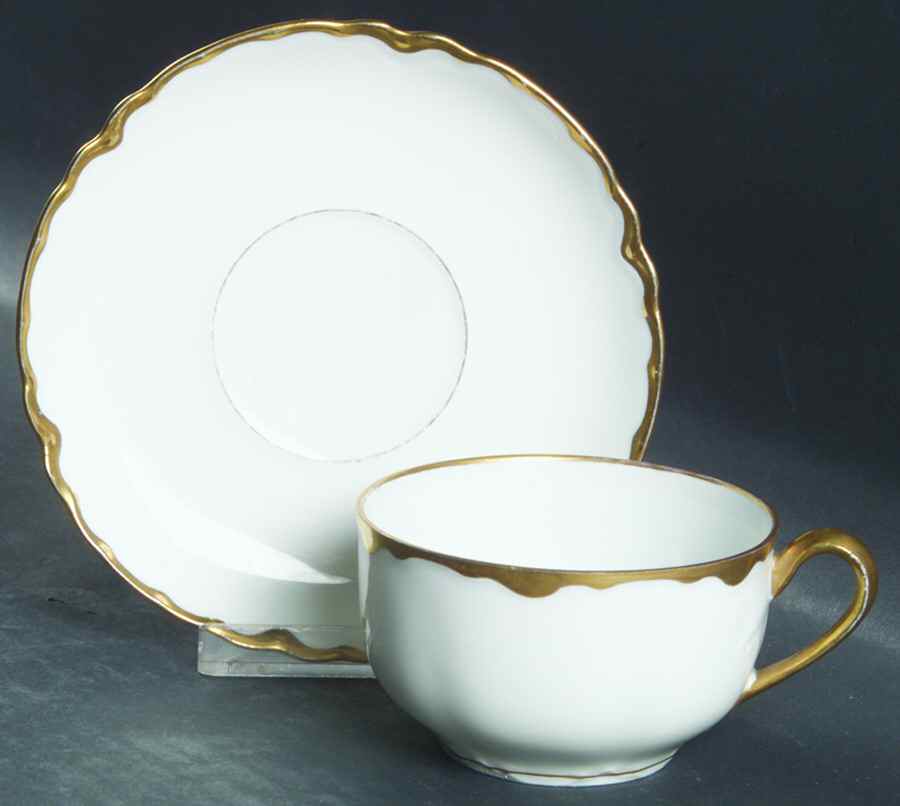 2649 Flat Cup & Saucer Set by Oscar & Edgar Gutherz-1