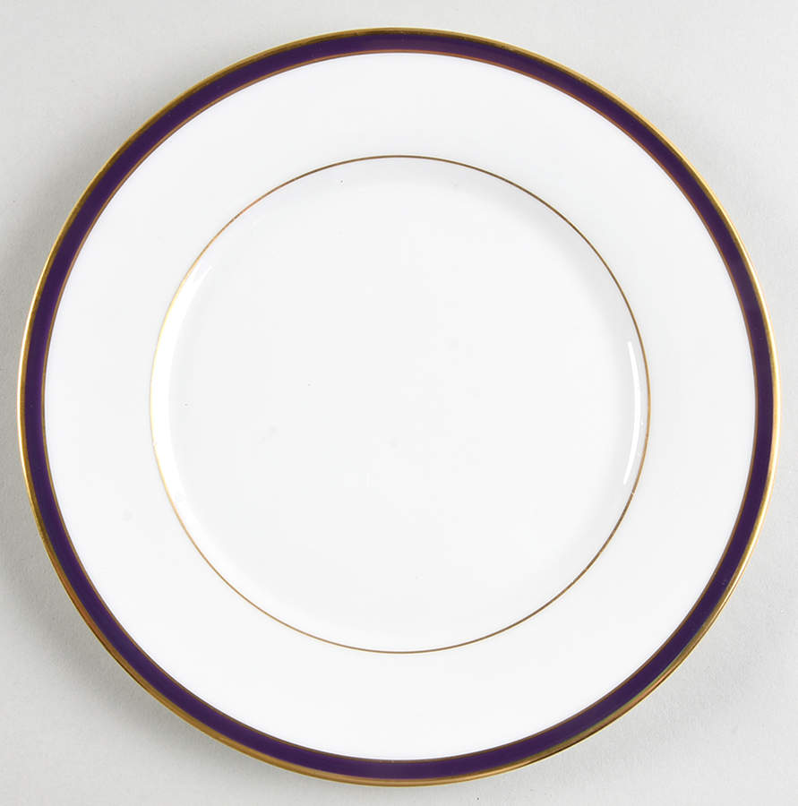 Annapolis Blue Salad Plate by Oxford (Div of Lenox)-1
