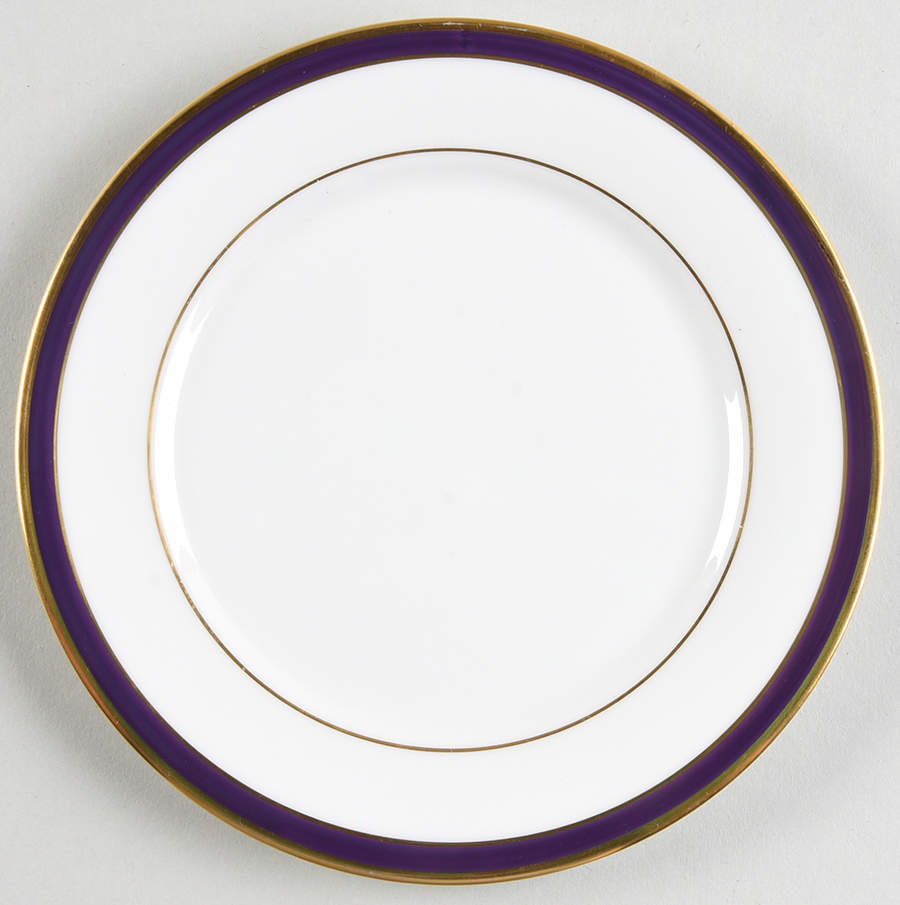 Annapolis Blue Bread & Butter Plate by Oxford (Div of Lenox)-1