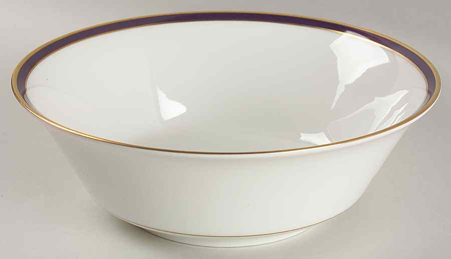 Annapolis Blue 9" Round Vegetable Bowl by Oxford (Div of Lenox)-1