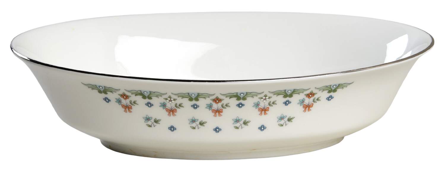 Ashley 10" Oval Vegetable Bowl by Oxford (Div of Lenox)-1