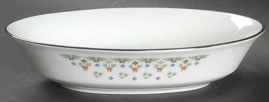 Ashley 8" Oval Vegetable Bowl by Oxford (Div of Lenox)-1