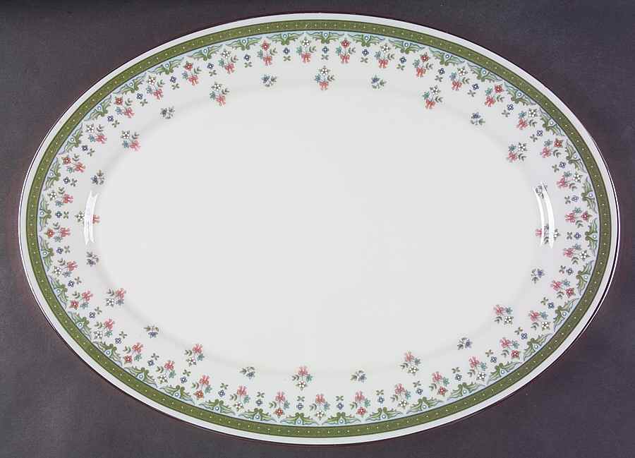 Ashley 16" Oval Serving Platter by Oxford (Div of Lenox)-1