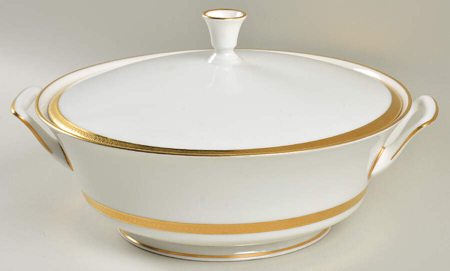 Bennington Round Covered Vegetable by Oxford (Div of Lenox)-1