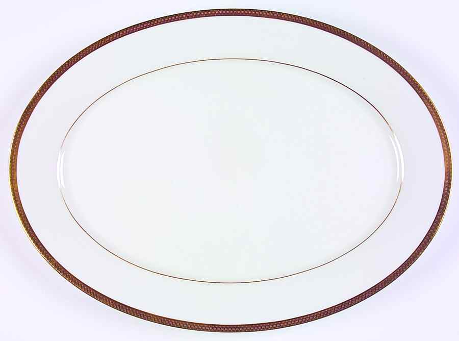 Bennington 16" Oval Serving Platter by Oxford (Div of Lenox)-1