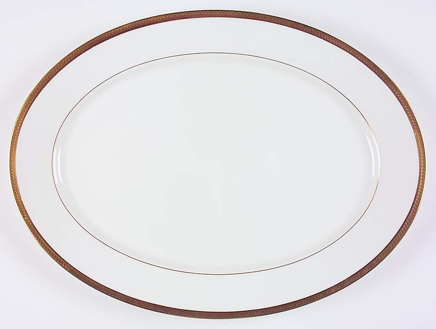 Bennington 17" Oval Serving Platter by Oxford (Div of Lenox)-1
