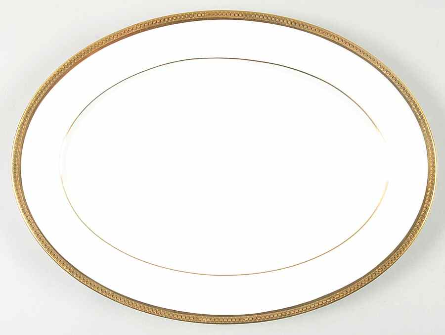 Bennington 13" Oval Serving Platter by Oxford (Div of Lenox)-1