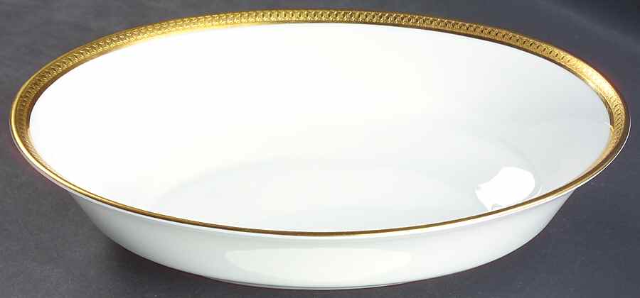 Bennington 10" Oval Vegetable Bowl by Oxford (Div of Lenox)-1