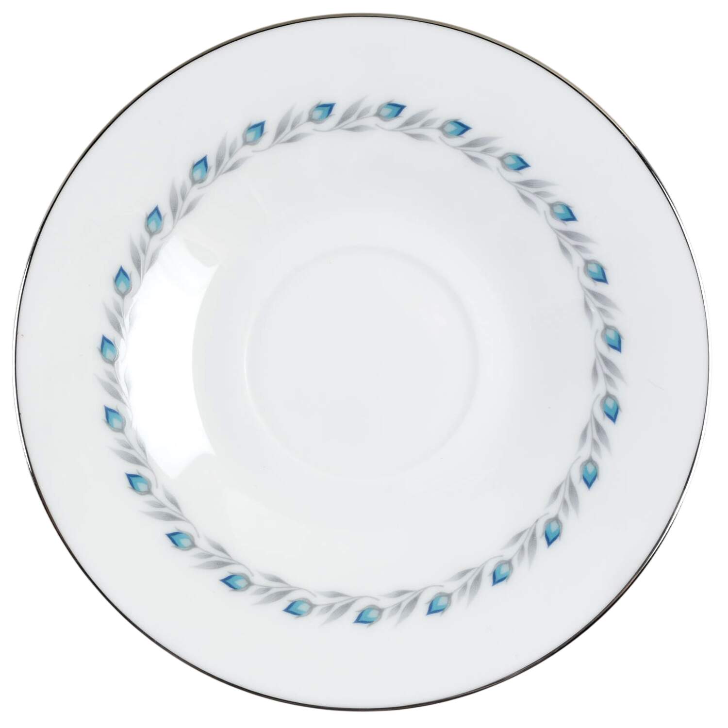 Bluefield Saucer for Footed Cup by Oxford (Div of Lenox)-1