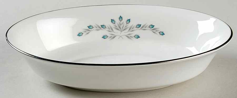 Bluefield 8" Oval Vegetable Bowl by Oxford (Div of Lenox)-1