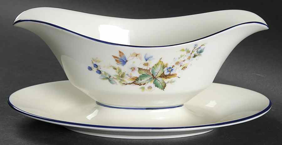 Brandywine Gravy Boat with Attached Underplate by Oxford (Div of Lenox)-1