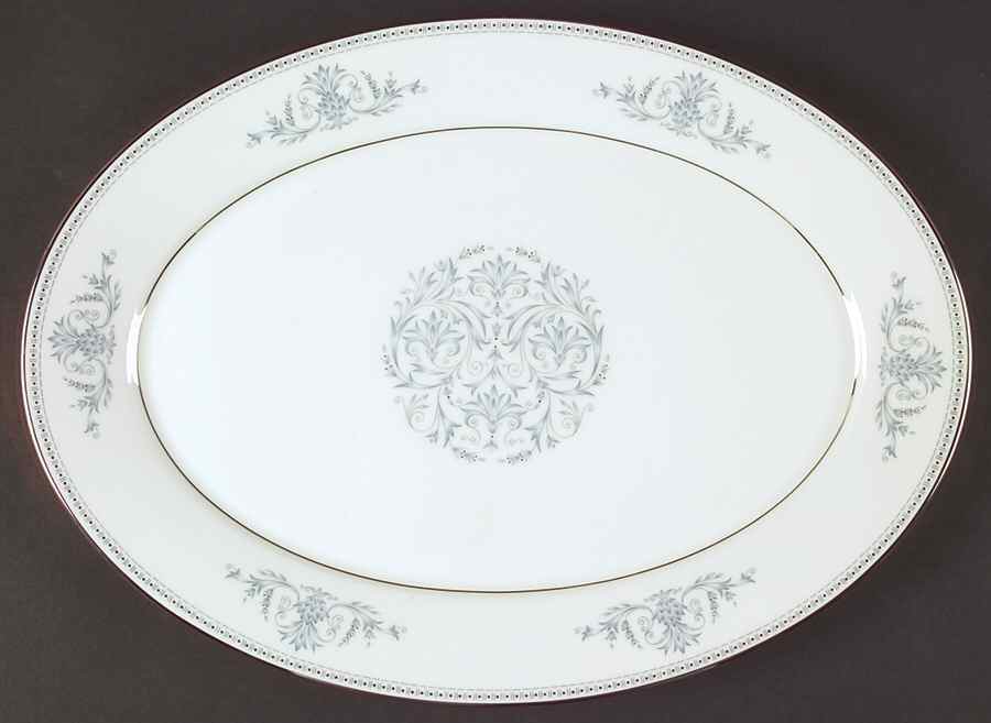 Bryn Mawr 16" Oval Serving Platter by Oxford (Div of Lenox)-1