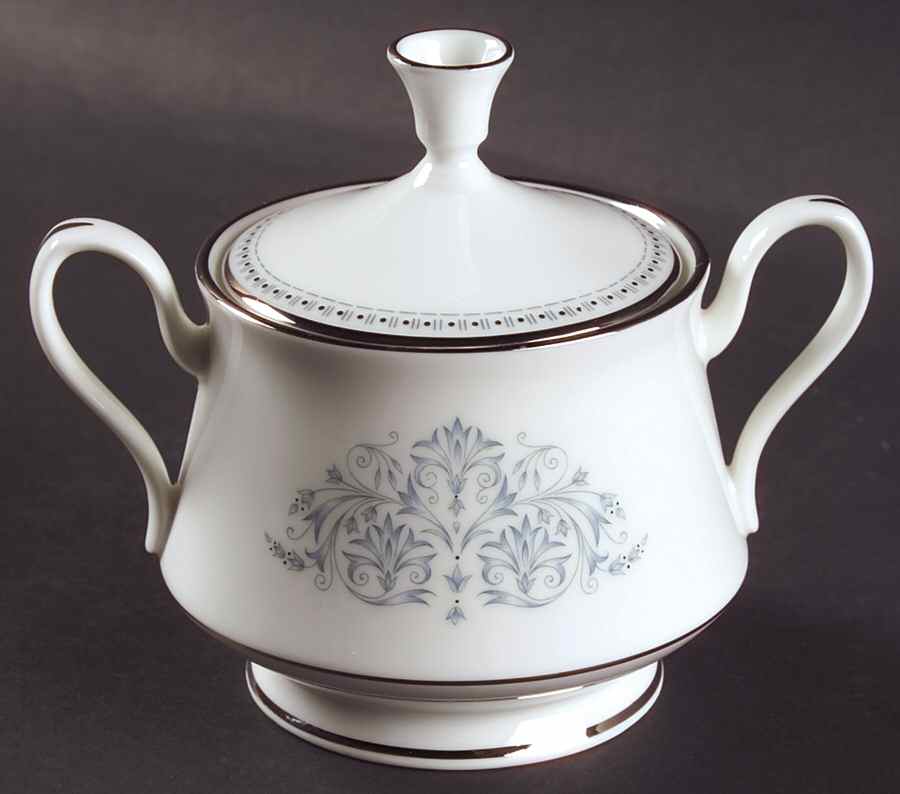 Bryn Mawr Sugar Bowl & Lid by Oxford (Div of Lenox)-1