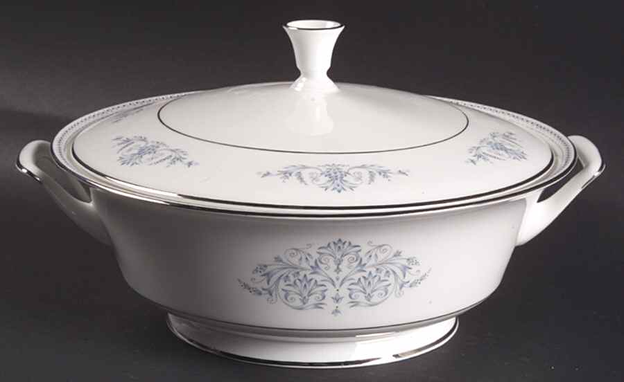 Bryn Mawr Round Covered Vegetable by Oxford (Div of Lenox)-1