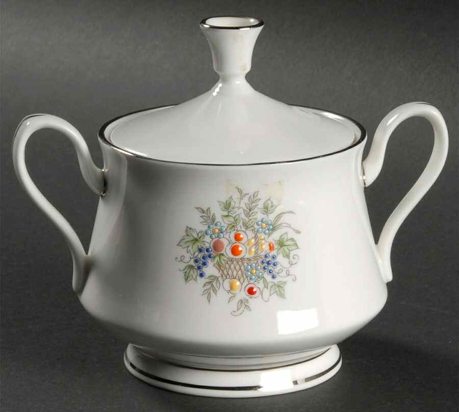 Carlyle Sugar Bowl & Lid by Oxford (Div of Lenox)-1
