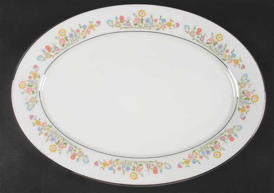 Country Lane 16" Oval Serving Platter by Oxford (Div of Lenox)-1