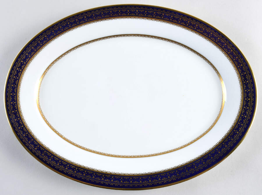 Cortina 13" Oval Serving Platter by Oxford (Div of Lenox)-1