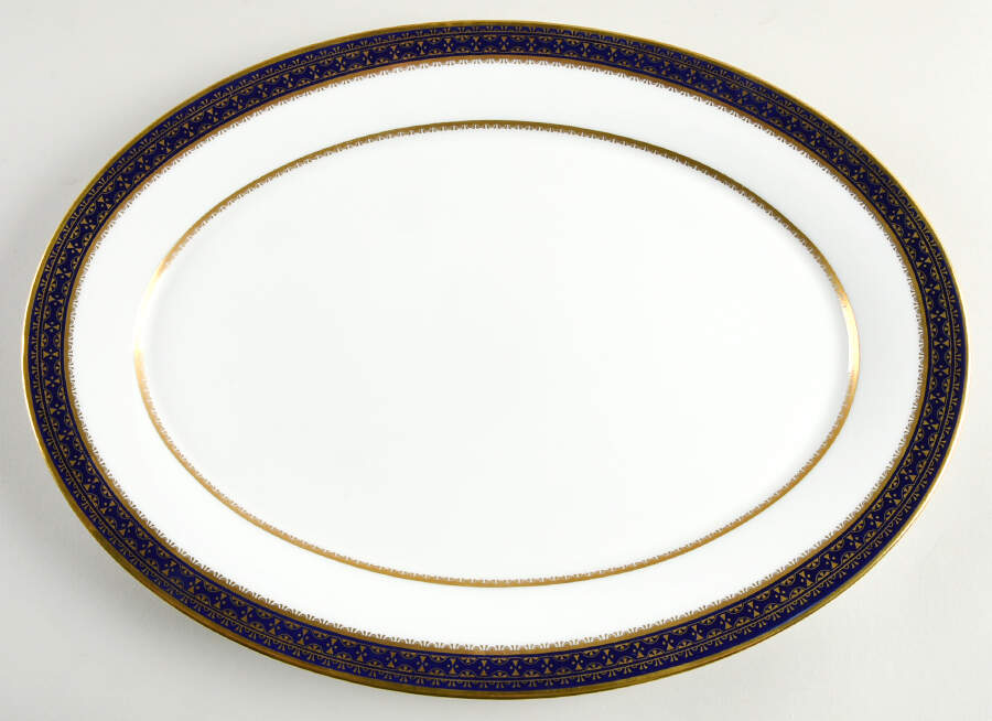 Cortina 16" Oval Serving Platter by Oxford (Div of Lenox)-1