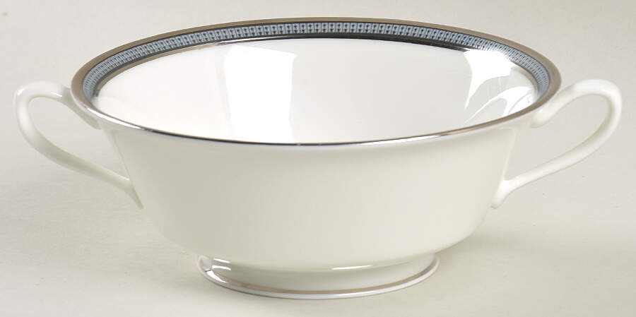 Dawn Footed Cream Soup Bowl by Oxford (Div of Lenox)-1