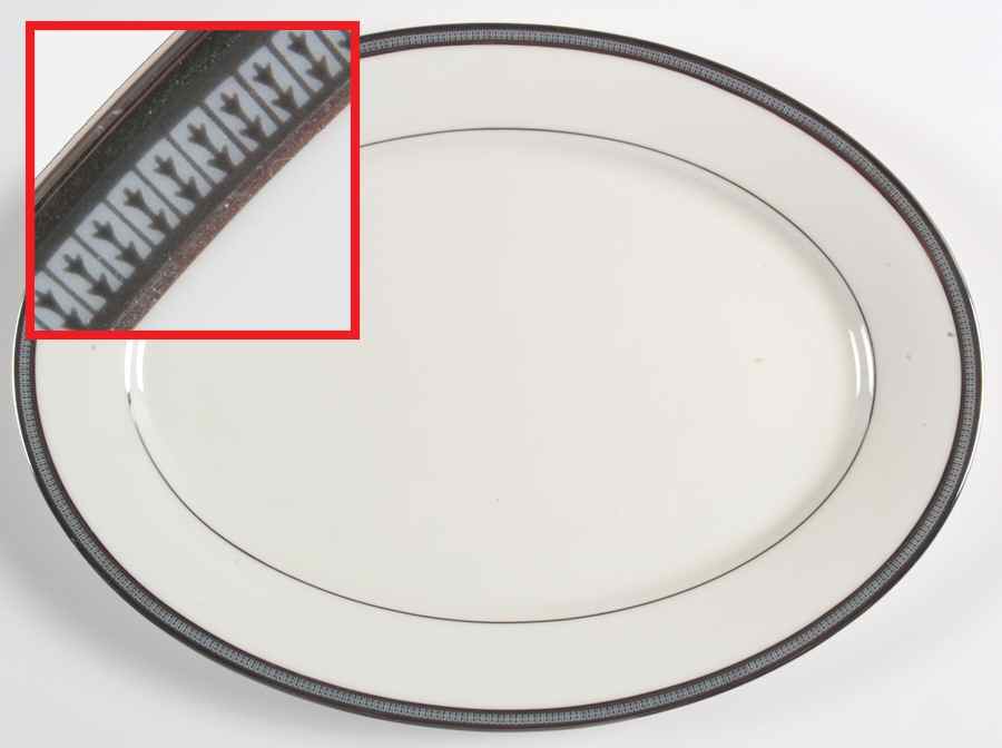 Dawn 13" Oval Serving Platter by Oxford (Div of Lenox)-1
