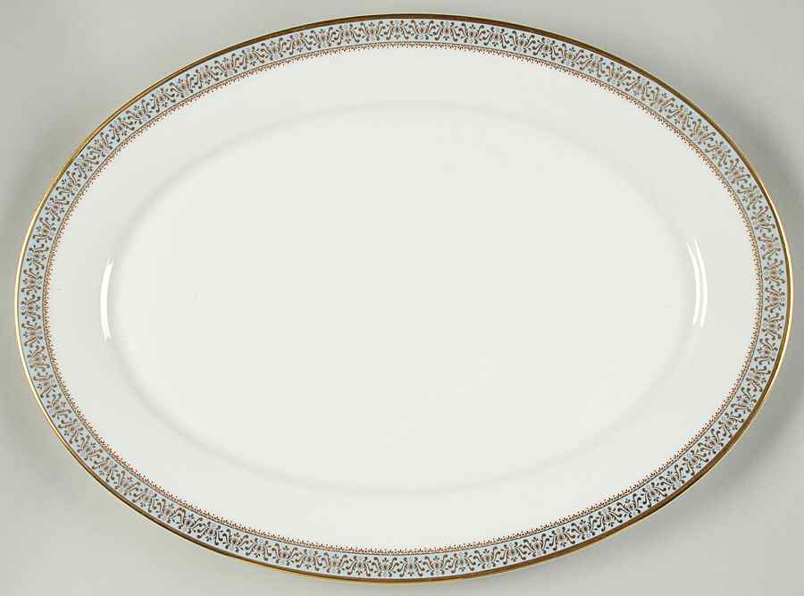 Eloquence 16" Oval Serving Platter by Oxford (Div of Lenox)-1