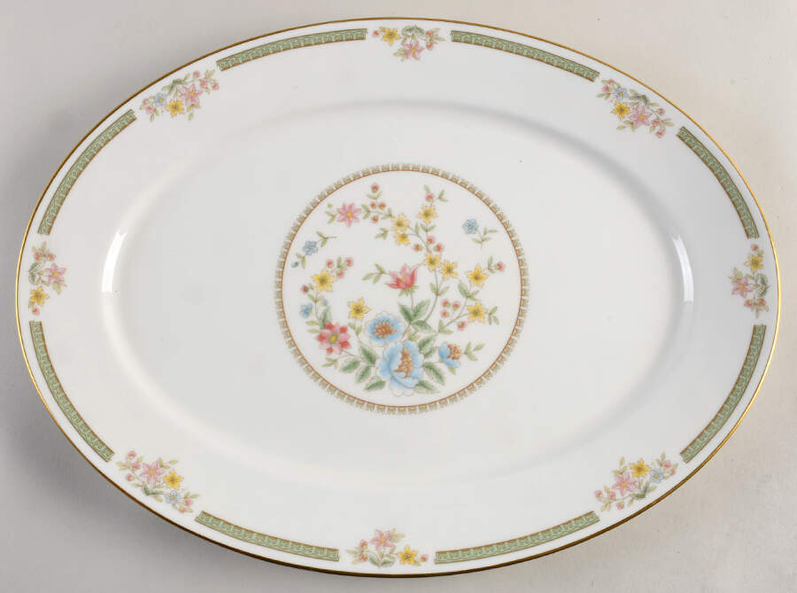 Enchanted Hour 17" Oval Serving Platter by Oxford (Div of Lenox)-1