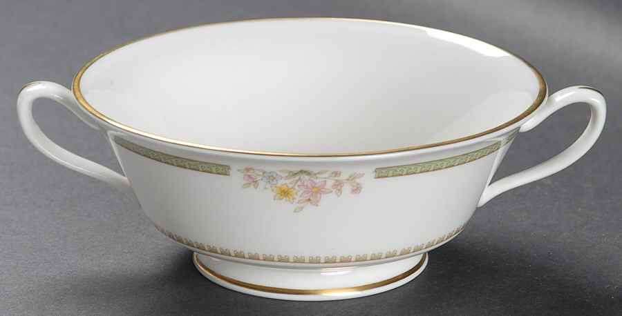 Enchanted Hour Footed Cream Soup Bowl by Oxford (Div of Lenox)-1