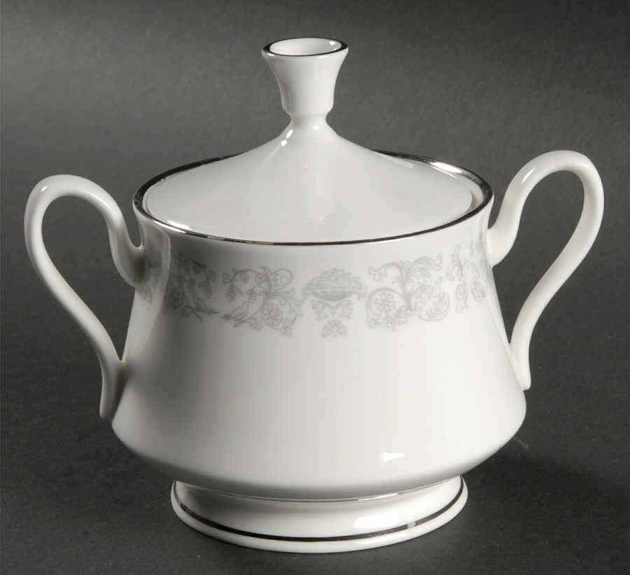 Eventide Sugar Bowl & Lid by Oxford (Div of Lenox)-1