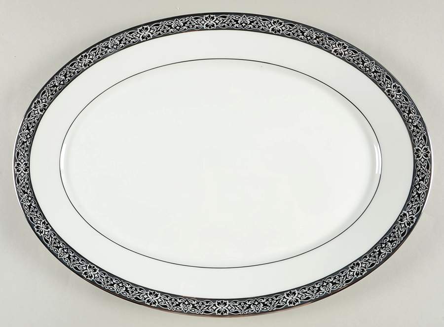 Evening Mood 16" Oval Serving Platter by Oxford (Div of Lenox)-1