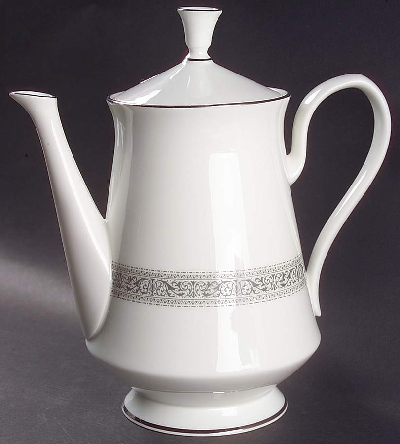 Filigree Coffee Pot & Lid by Oxford (Div of Lenox)-1