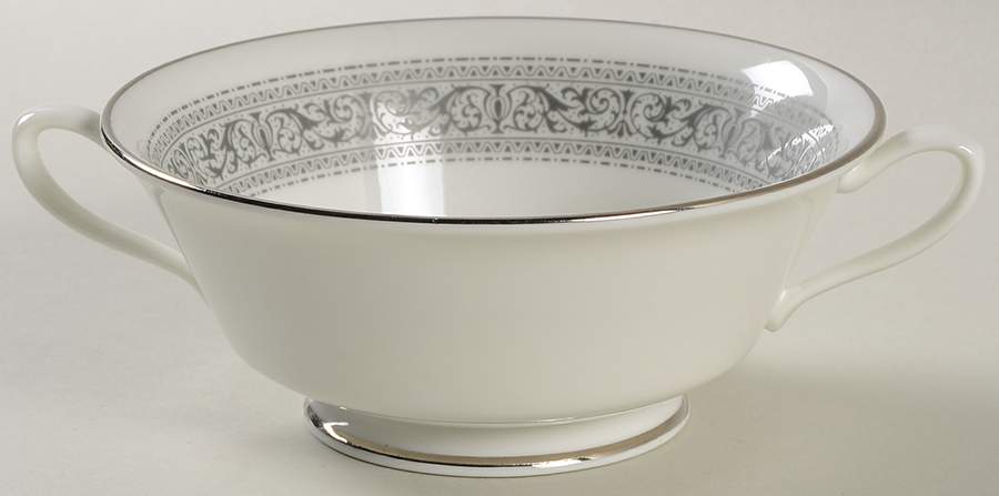 Filigree Footed Cream Soup Bowl by Oxford (Div of Lenox)-1