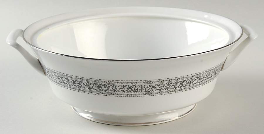 Filigree Round Vegetable No Lid by Oxford (Div of Lenox)-1