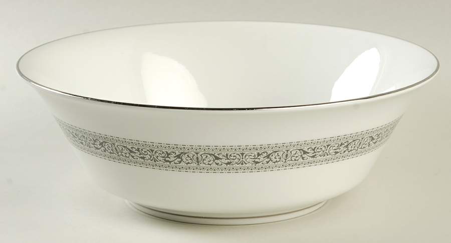 Filigree 9" Round Vegetable Bowl by Oxford (Div of Lenox)-1