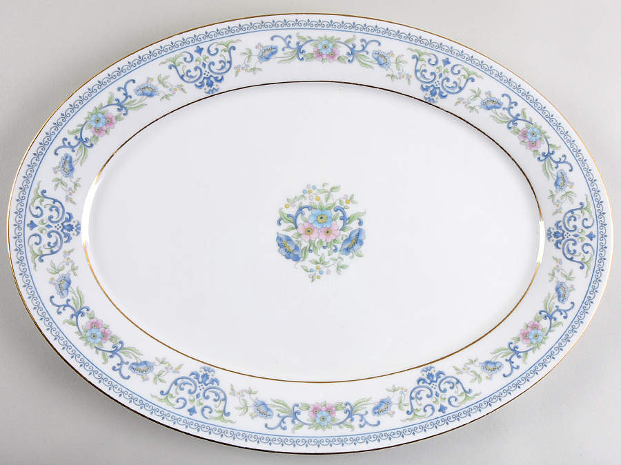 Fontaine 16" Oval Serving Platter by Oxford (Div of Lenox)-1