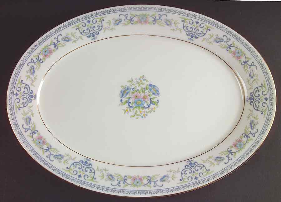 Fontaine 17" Oval Serving Platter by Oxford (Div of Lenox)-1