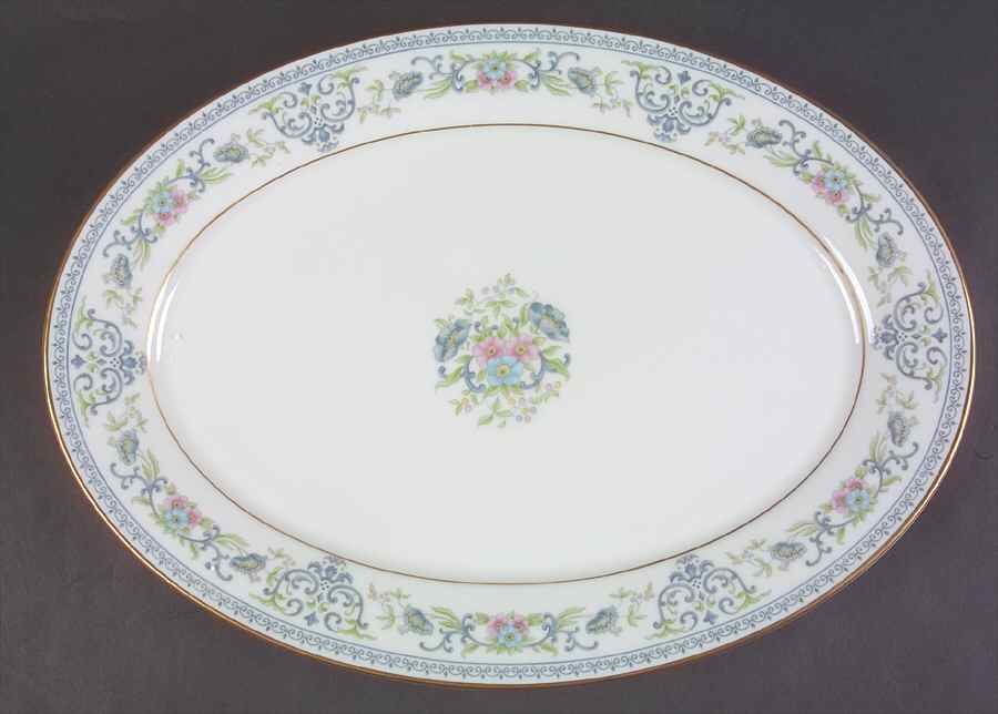 Fontaine 16" Oval Serving Platter by Oxford (Div of Lenox)-1