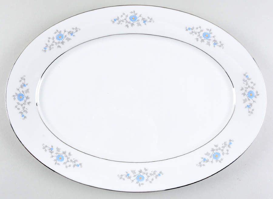 Foxcroft 16" Oval Serving Platter by Oxford (Div of Lenox)-1
