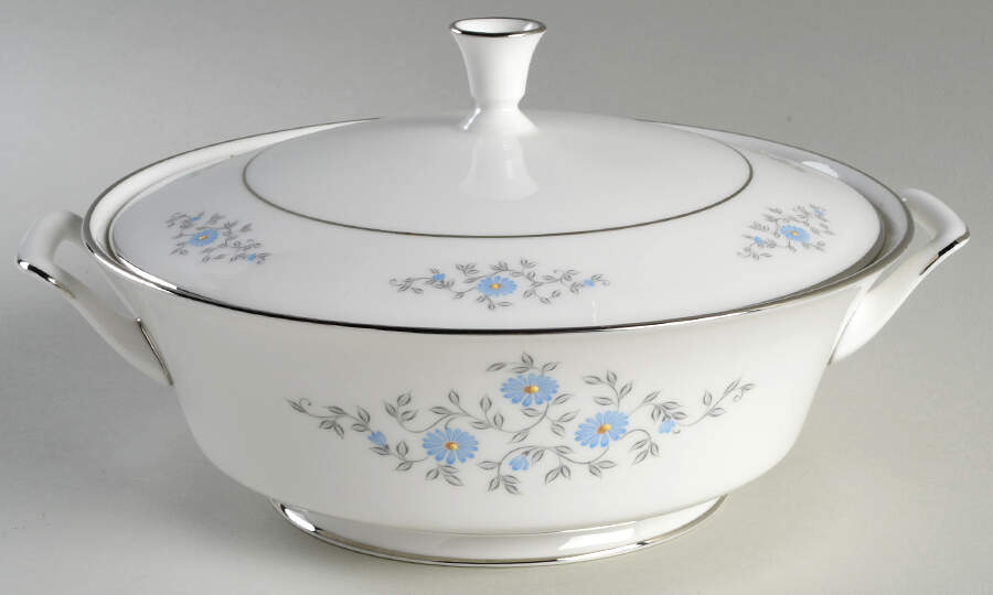 Foxcroft Round Covered Vegetable by Oxford (Div of Lenox)-1