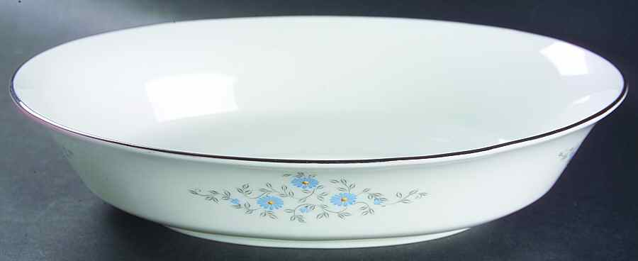 Foxcroft 10" Oval Vegetable Bowl by Oxford (Div of Lenox)-1