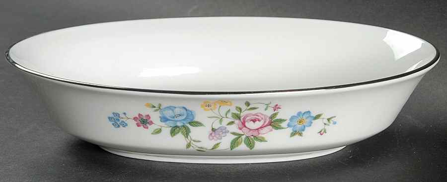 Garden Party 8" Oval Vegetable Bowl by Oxford (Div of Lenox)-1