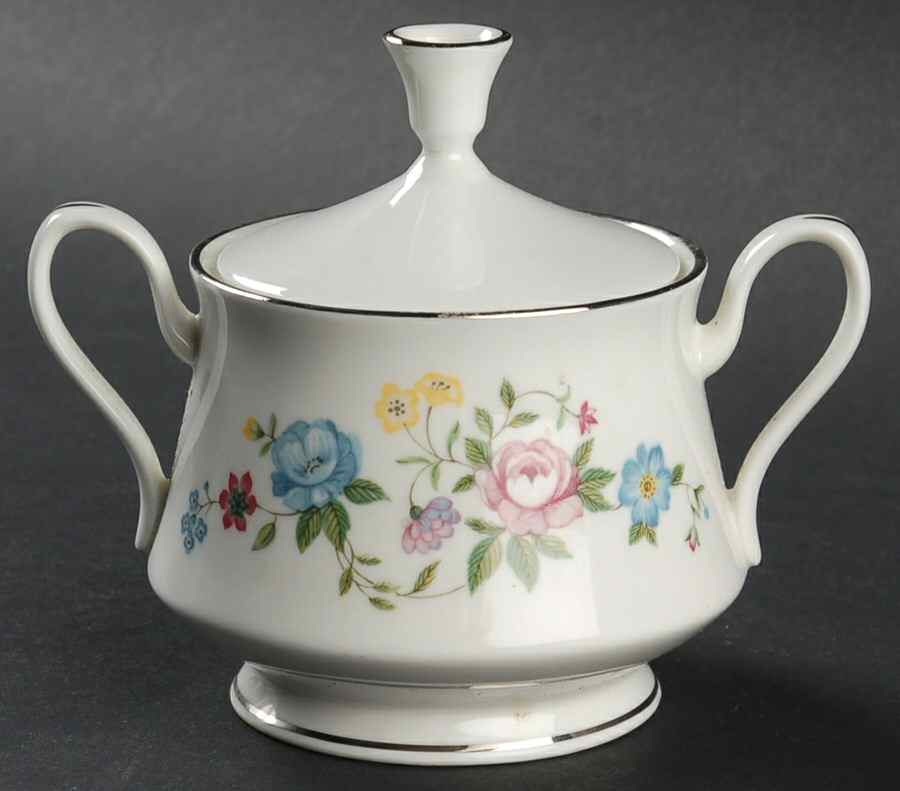 Garden Party Sugar Bowl & Lid by Oxford (Div of Lenox)-1