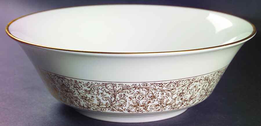 Georgian Court 9" Round Vegetable Bowl by Oxford (Div of Lenox)-1